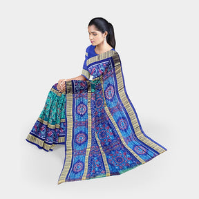Sambalpuri Cotton Saree - 6 Border