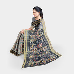 Sambalpuri Cotton Saree - Bandha