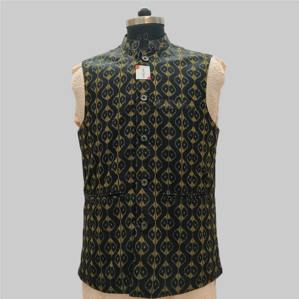Sambalpuri Modi Jacket- Paper Design