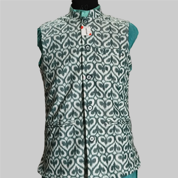 Sambalpuri Modi Jacket-Paper Design