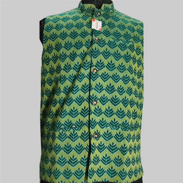 Sambalpuri Modi Jacket- Paper Design