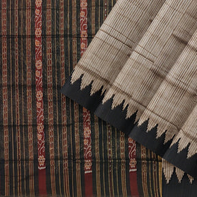Sambalpuri Silk Saree - Lining Plain Tissue