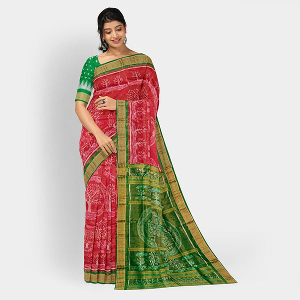 Sambalpuri Silk Saree - Tissue Save Tree