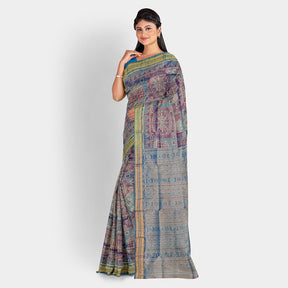 Sambalpuri Silk Saree - Tissue Konark