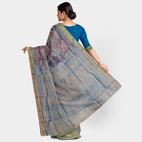 Sambalpuri Silk Saree - Tissue Konark