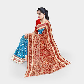 Sambalpuri Silk Saree - Dhadi Sapta Bandha Design