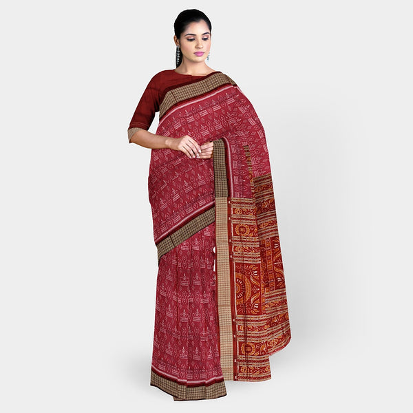 Sambalpuri Silk Saree - Bandha