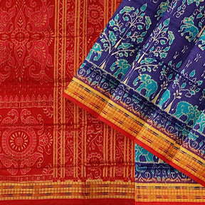 Sambalpuri Silk Saree - Jungle Design