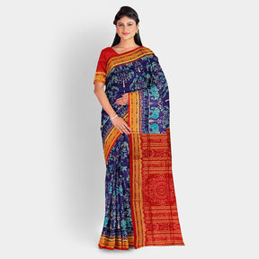 Sambalpuri Silk Saree - Jungle Design