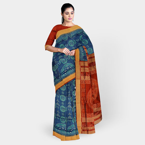 Sambalpuri Silk Saree - Bandha