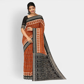 Sambalpuri Cotton Saree - Bandha Design