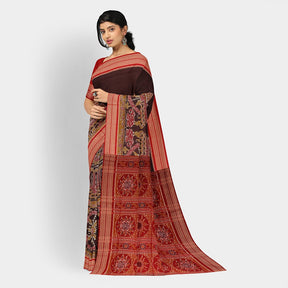 Sambalpuri Cotton Saree - Konark Design