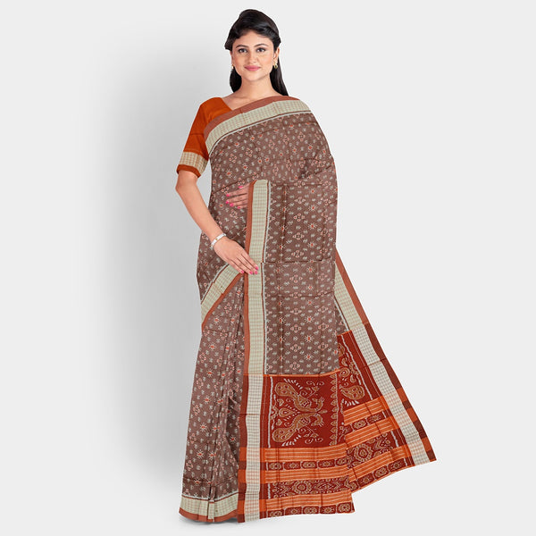 Sambalpuri Silk Saree - Paper Design